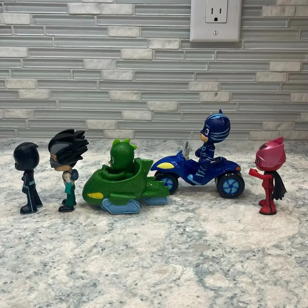 PJ Masks Action Figures & Vehicles Toys Gekko Catboy Owlette Romeo Night Ninja